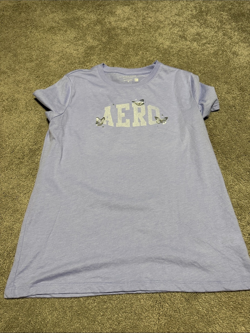 Juniors lavender aero tee